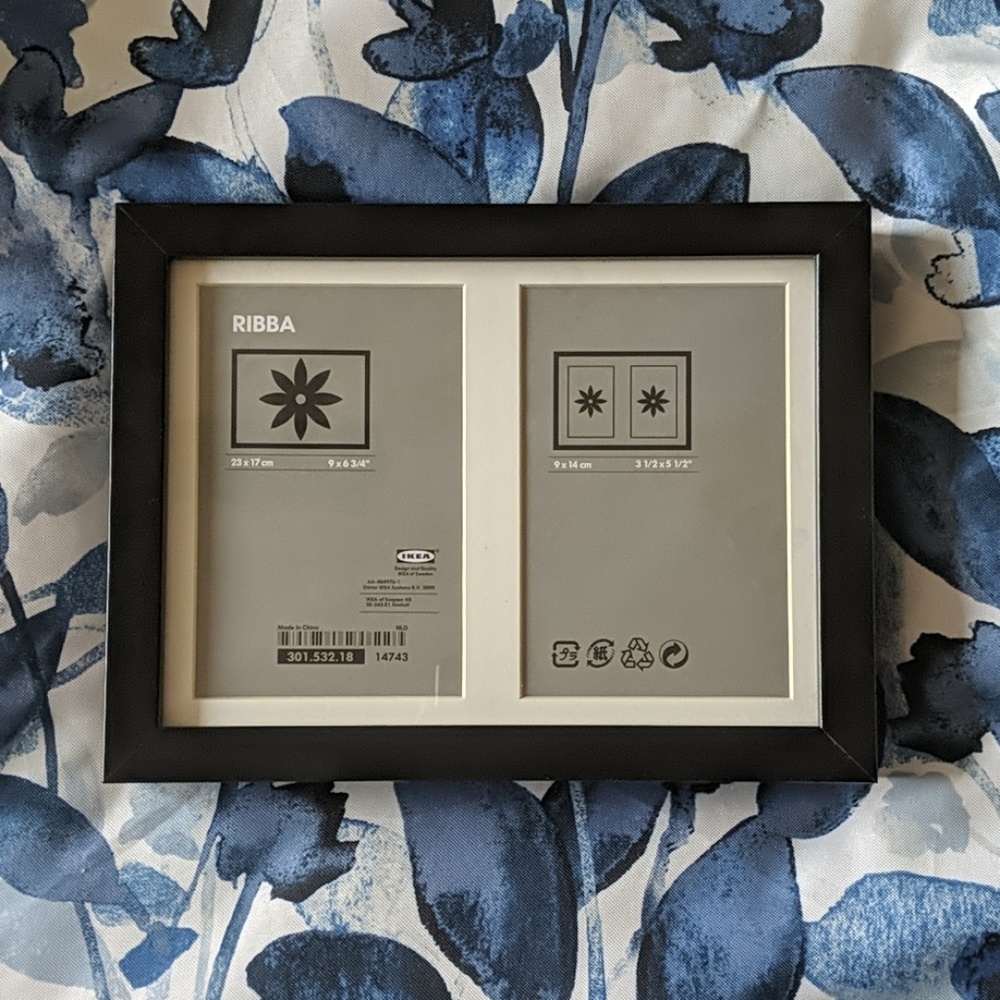 NWT Ikea Ribba Dual Use Frame: 1 or 2 Pictures!